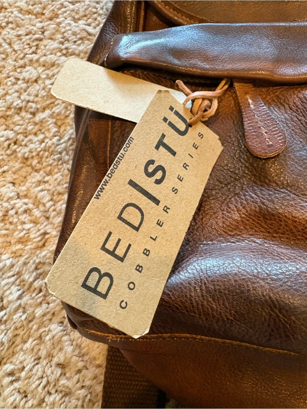 BedStu Dabney Leather Mini Backpack - Picture 3 of 9